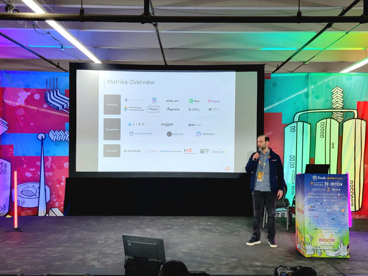 .@_anathan_, Co-founder and Head of Analytics from @metrikaco! discusses: MEV Relays: Dumb Pipes or Something More? This is the last talk at the #Devtopia stage for #Day1! Come back tomorrow for more 😎