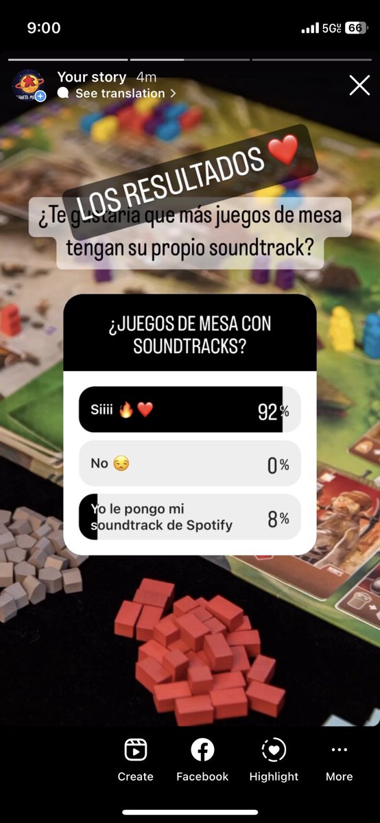 PlanetaMeeple's tweet photo. Hicimos una encuesta en Instagram sobre el asunto de los soundtracks para juegos de mesa y estos fueron los resultados. 💪🔥 https://t.co/YO1DAADDzd