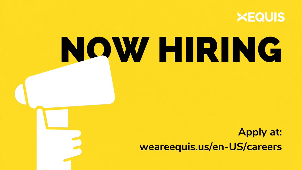 📣ATTN: EQUIS IS HIRING! 📣 Interested in applying or know of anyone who may be a great fit? Check out the positions here! weareequis.us/en-US/careers