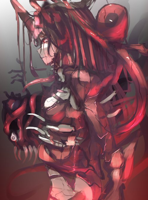 異形娘:アルティア/Monster Girl : Arutia
人間に殺された人間の少女とその両親は異形化した
Human girl and her parents who been killed by human have turned in to monster 