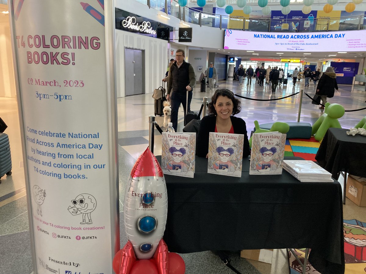 Thank you @JFKT4 and @Hudson_News for the opportunity to sign books at JFK Terminal 4 today as part of #ReadAcrossAmericaDay!

@randomhousekids