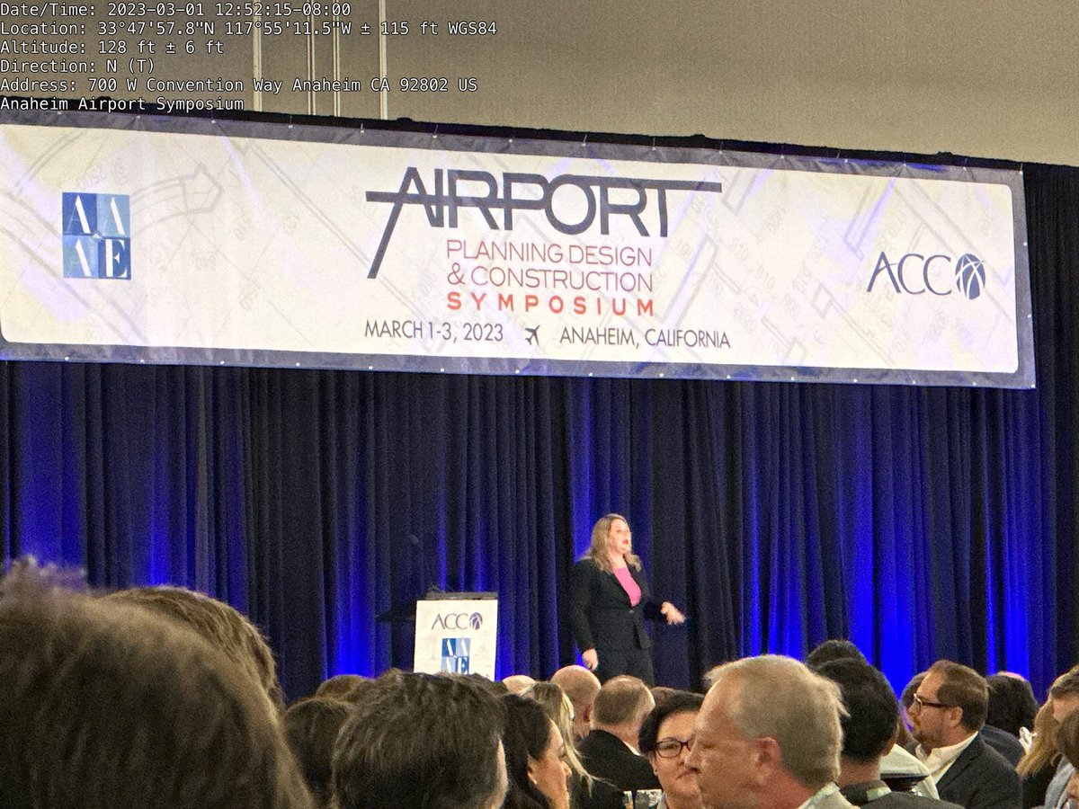 airportopsmgr's tweet photo. @AAAEDelivers Airport Planning Design &amp; Construction Symposium. Networking and see old friends. Great times. https://t.co/JkWaQ506Rr