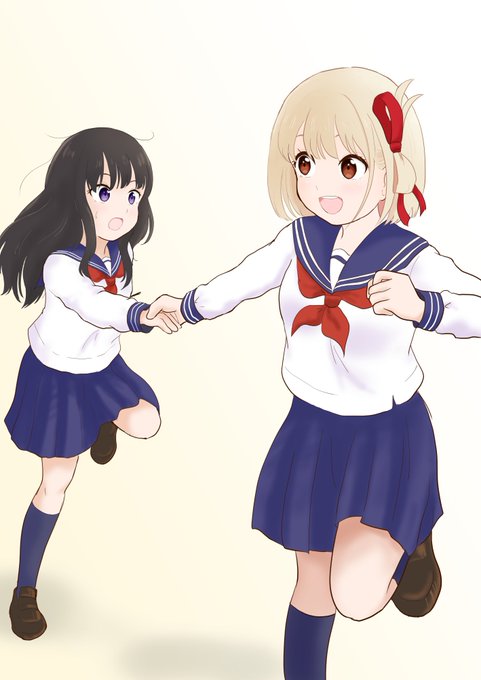 学パロちさたきスピンオフで観たいですねぇ#リコリス・リコイル #リコリコ #ちさたき 