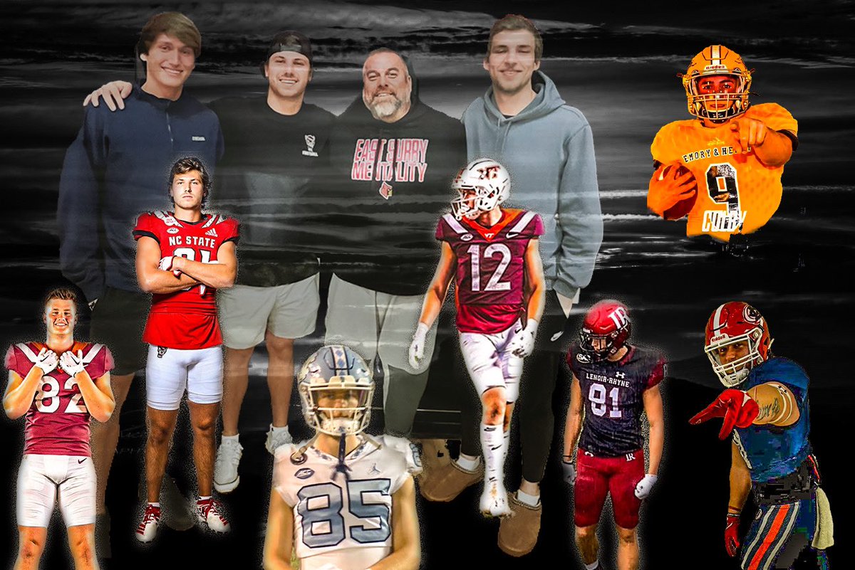 Coach_Lowman's tweet image. #SpinItToWinIt
Just a few of @ES_CardinalsFB WR/TEs making it to the next level.  4 others offered!  1 playing college QB, 1 opting for college baseball, 1 working family business, and one still deciding on his college!  #SpreadTheLove