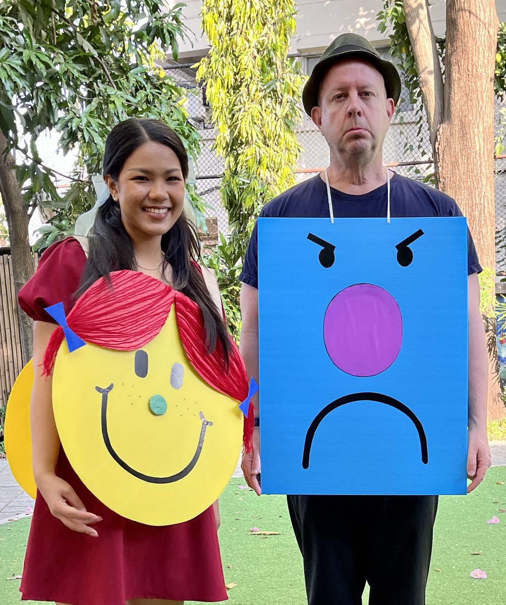 We were assigned “Mr Men” for Book week dress-up day…so naturally I went with the one as close to my natural personality as possible! 😄 #BookWeek #education #reading #school #Thailand #อ่านหนังสือ