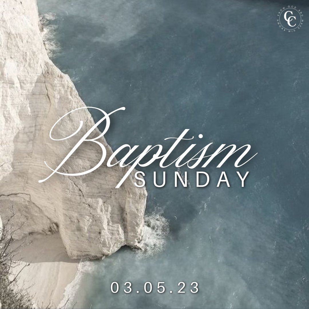 Celebration_C's tweet photo. Baptism Sunday 03.05.23

If you’d like to be water baptized this weekend registration ends on Friday! 
Ages 12 &amp; up 
Informational email will be sent when you register (: https://t.co/qgZFPB1eOO