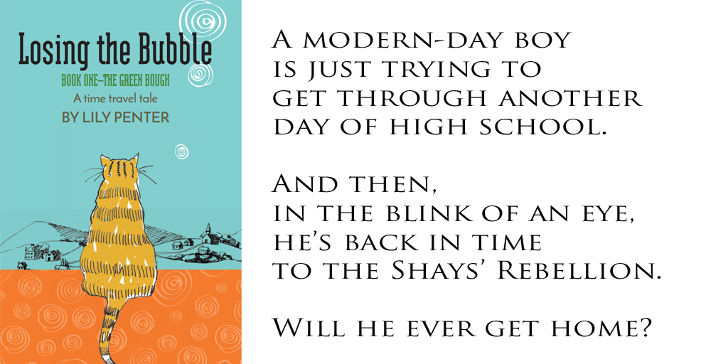 lisashea's tweet photo. A fun time travel adventure 
featuring a teen boy in 
central Massachusetts! 
He travels back in time 
to the period of the Shays' Rebellion. 
https://t.co/U0ZvLGl0PA 
#timetravel #youngadult #fantasy https://t.co/Iu9v44XDIi