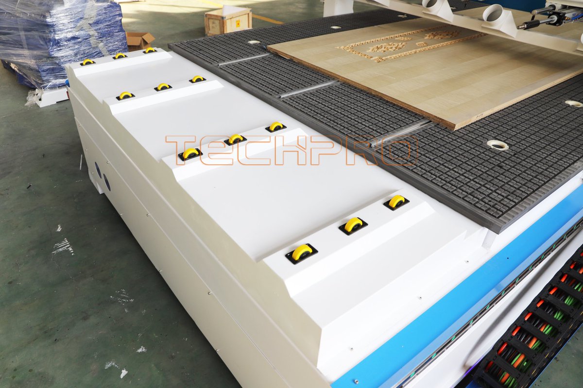 DanyTechpro's tweet image. TechPro® high end ATC CNC Router with 5+4 drilling bank 
#CNCrouter #ATCCNCMachine #cncmachinefactory #cncmachinesupplier #watercoolingspindle #woodworking #workingfordoor #solidwood #funiture #canbinet #Aluminumcutting #TechProCNC #highprecisionmachine #Chinacncmachine