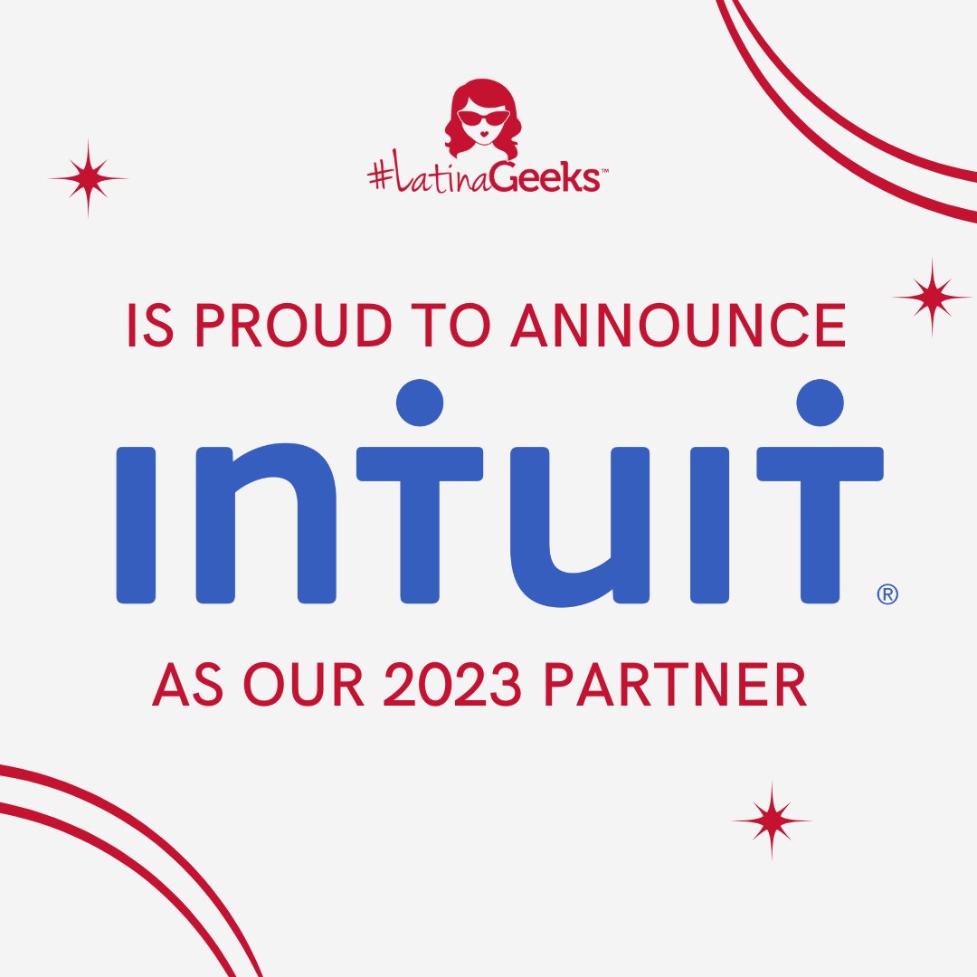 LatinaGeeks's tweet image. We have some exciting news #LatinaGeeks 🥁

Intuit is officially a 2023 partner of #LatinaGeeks!  🤓 We hope to bring exciting opportunities and events for you all in the coming months with this partnership.

#LatinaGeeks #Intuit #LatinasInTech #LatinasInStem