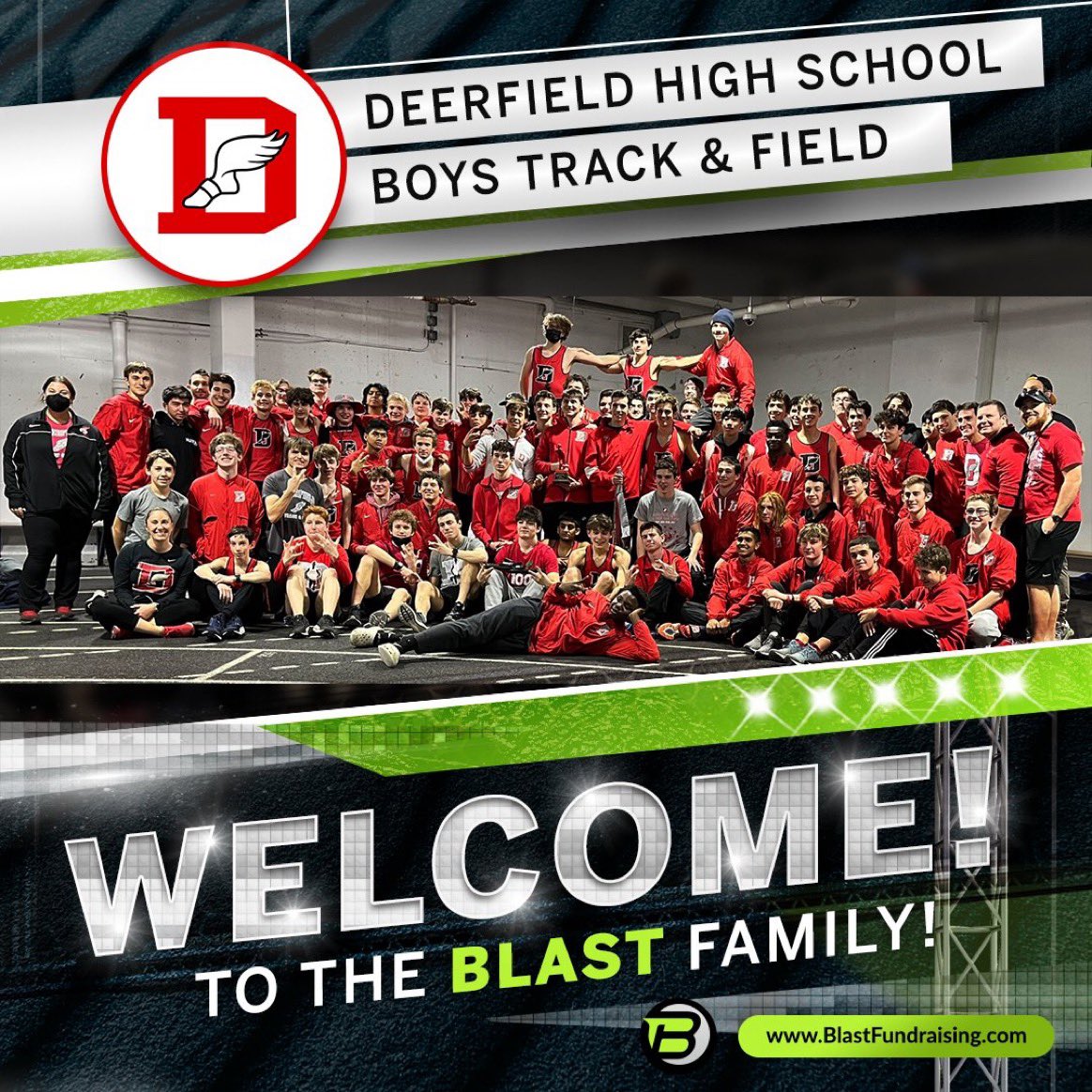 DeerfieldTFnXC's tweet photo. We just launched our 2023 Fundraiser! To find out more about our BLAST Fundraiser, and to learn more about our program, visit: https://t.co/cKEUQ6bYsu
#TheLastDance2023 #CSLNorth #Warriors #Fundraiser #ThankYou https://t.co/VZGjMYt6o0
