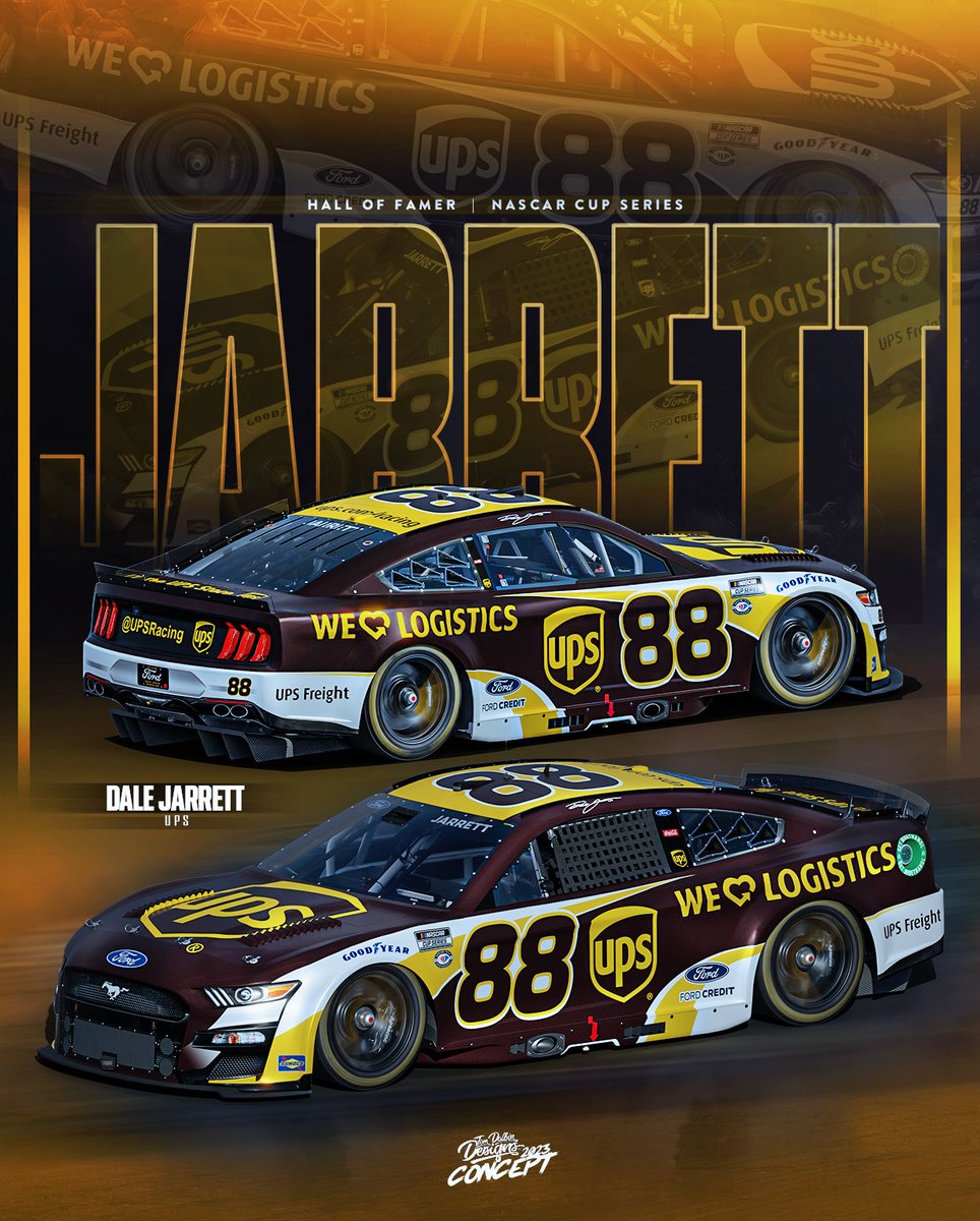 Dale Jarrett - UPS modernized #fictionalconcept