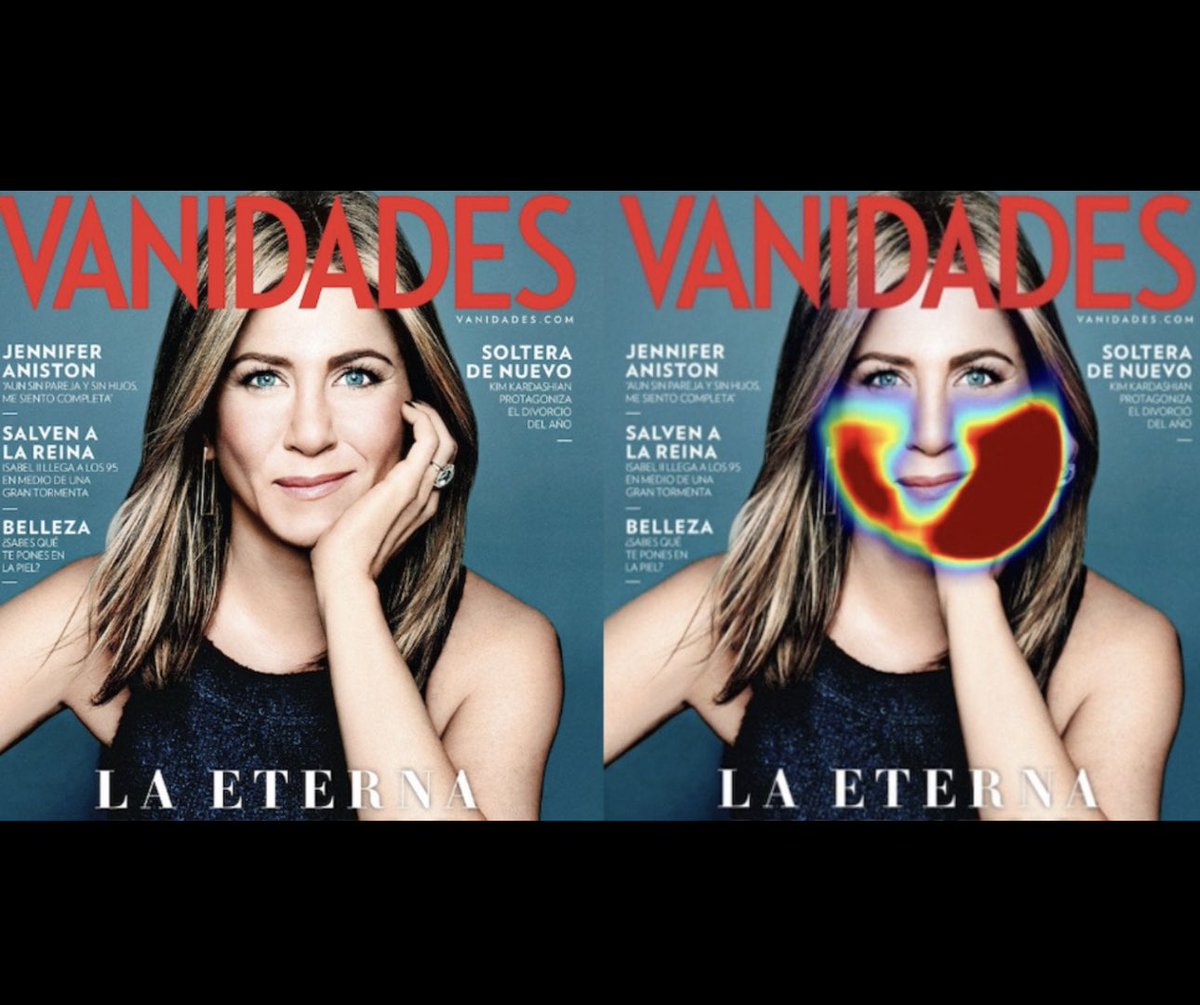 AI tool can detect Photoshop alterations and produce a heat map of the areas on the subject's face that have been edited. 

Paper: peterwang512.github.io/FALdetector/