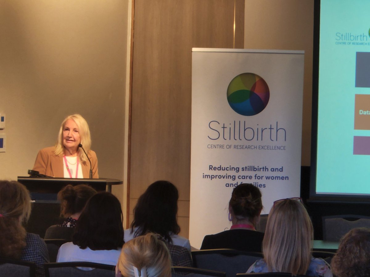 PretermAlliance's tweet photo. @mypsanz Pre-Congress '23 is underway with Prof @VickiFlenady canvassing the latest best practice care around stillbirth, neonatal death and the critial need for better support for all parents and families #psanz #stillbirth @CREStillbirth https://t.co/6K0x4X6mwm