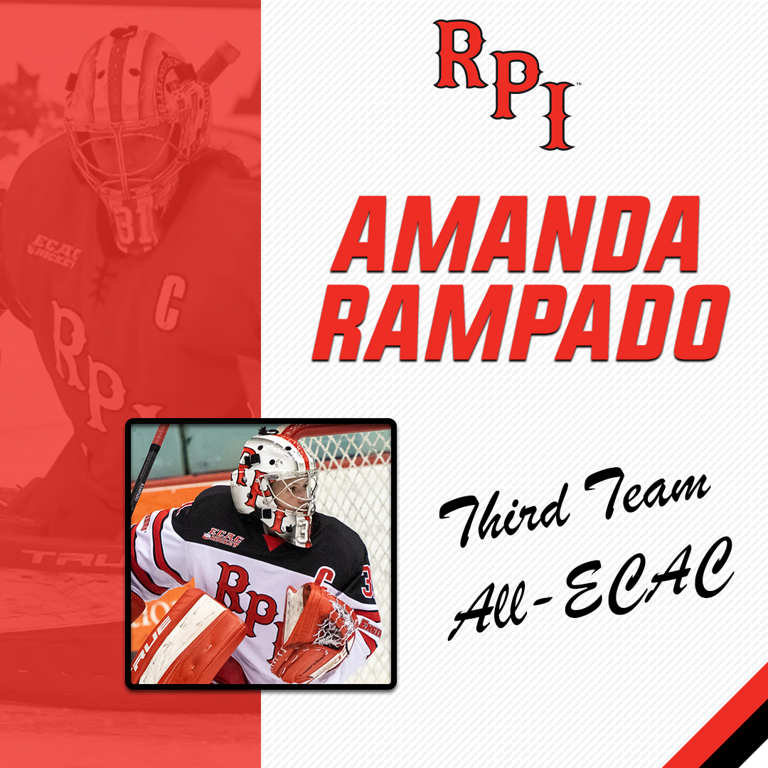 🏆 POSTSEASON HONORS 🏆

🏒 Congrats to @RPI_WHockey senior Amanda Rampado on earning Third Team All-@ecachockey honors!

📰 bit.ly/3IKpM6L

#RPIHockey | #ECACHockey | #LIFTUP