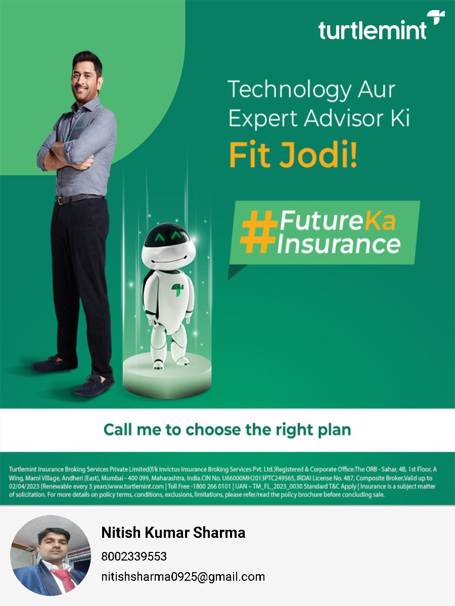 nitishs39634685's tweet image. Yes, you heard that right! From selecting the right plan to convenient claims process; buying and managing insurance gets easier with #FutureKaInsurance! To know about the futuristic way to buy insurance, click here: bit.ly/3Y8OMua