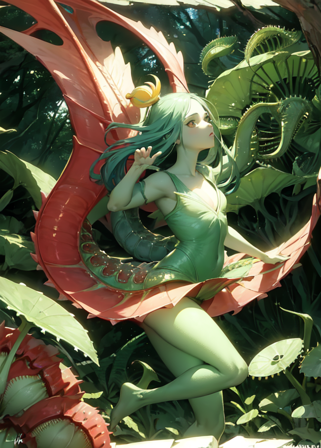 GIJIN_BCG's tweet photo. Anthropomorphic Dionaea muscipula🍀
#AIart #AIArtworks #GIJIN #bcgame #TCG #anythingv4 #HolaraAI  #AI #NFTs #NFTartist #nftarti̇st https://t.co/PGHzHastNu