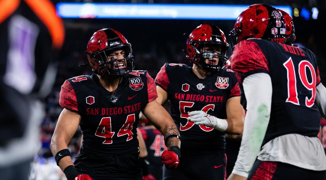 sxlesi's tweet photo. After conversations with @CoachBojay and @CoachPHouston I am very humbled and blessed to receive an offer from @AztecFB!! #GoAztecs @ManogueFB @eehowren @KenCrawford36 @BrandonHuffman @bangulo @MohrRecruiting https://t.co/n7NyFBY4bu