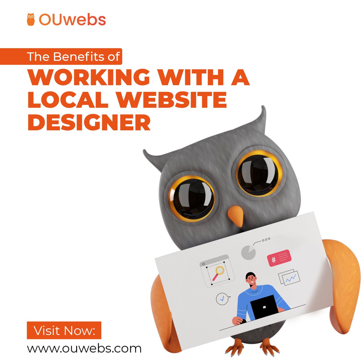 OUwebs's tweet photo. Working with a local website designer has its many benefits! What's more, they can also help bring in fresh ideas and insights into the project development process.

Contact us: https://t.co/OUmW23tr2E

#webdevelopment #webdesig #marketing #branding #business https://t.co/tuCXg343fo