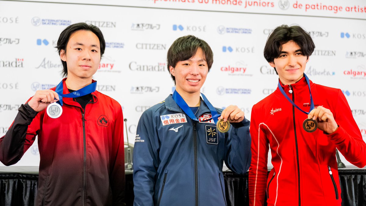 Men short program results at #WorldJFigure / Résultats hommes – programme court:

1 - Kao MIURA (JPN)
2 - Wesley CHIU (CAN)
3 - Naoki ROSSI (SUI)