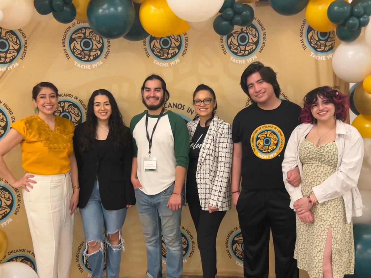 AMASatUTA's tweet photo. AMAS had the opportunity to travel to Houston for TACHE conference! TACHE provides educational advancements and employment for Latinos in higher education. this 3-day conference provided AMAS with networking skills, mentorship, and fellowship opportunities! https://t.co/lvm5zjxbNt