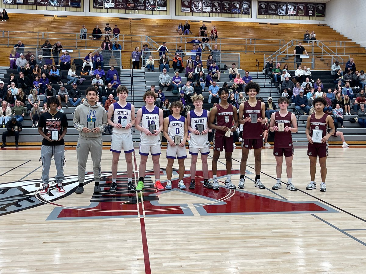 Region 1-4A All-Tourn. Team &amp; Awards

Bereket Evans - MoWest
Jamar Livingston - Boone
Reed Owenby - SC
Caleb Tarwater - SC
Bryson Headrick - SC
Braden Huffaker - SC
Donte Oliver - D-B
Major Dawson - D-B
Brady Stump - D-B
MVP - Jonovan Gillespie -D-B

Congrats to all! #RollTribe
