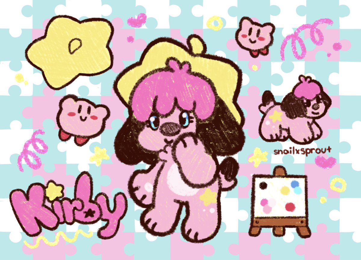I made a little kirby puppo 🍰🍭✨
#kirby #kirbysona #KirbysReturntoDreamLandDeluxe #kirbysdreamland #fursona