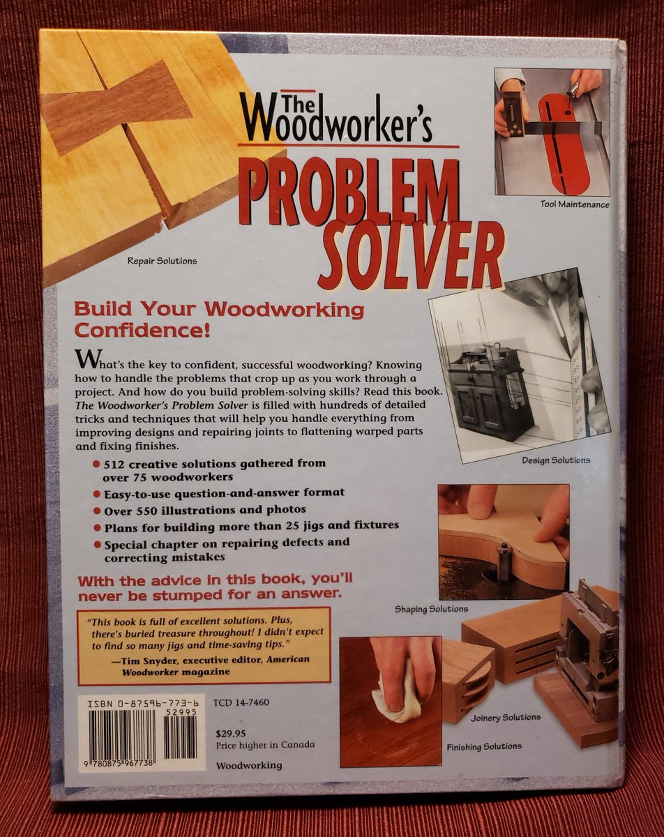 atticesoterica's tweet photo. Vintage The Woodworker's Problem Solvers, Edited By Tony O'Malley Instructions On Equipment Holders Proven Solutions To Woodworking Problems https://t.co/fkg14J56cG #BestOffer #Antiques #Etsy #Curios #Vintage #Collectibles #TonyO'Malley https://t.co/viuPCmAbxN