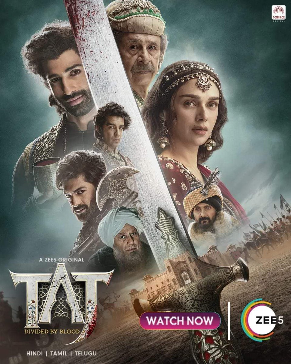 #TAJDividedByBlood Season 1 (2023), now streaming on ZEE5. 

Watch Now on @ZEE5India: zee5.onelink.me/fjNp/TajOnZEE5 

@aditiraohydari @ZeeStudios_ #contiloepictures #NaseeruddinShah @RahulBose1 #HarshilShah