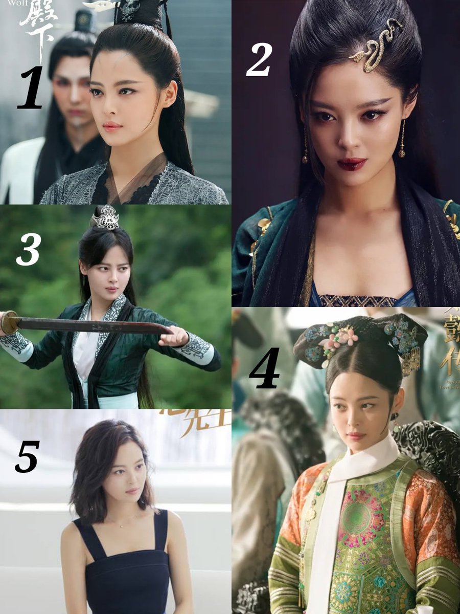 Day 3- Eye catcher
#WomeninCdrama
@womenincdrama

XIN ZHI LEI 🖤 #辛芷蕾
One of the most versatile,beautiful,
gorgeous C-actress

1. Yao ji- The wolf
2. Medusa- Fights break sphere
3. Haitang Duo Duo- Joy of life
4. Consort Jia- Ruyi's royal love in the palace
5. Gu yao- Mr right