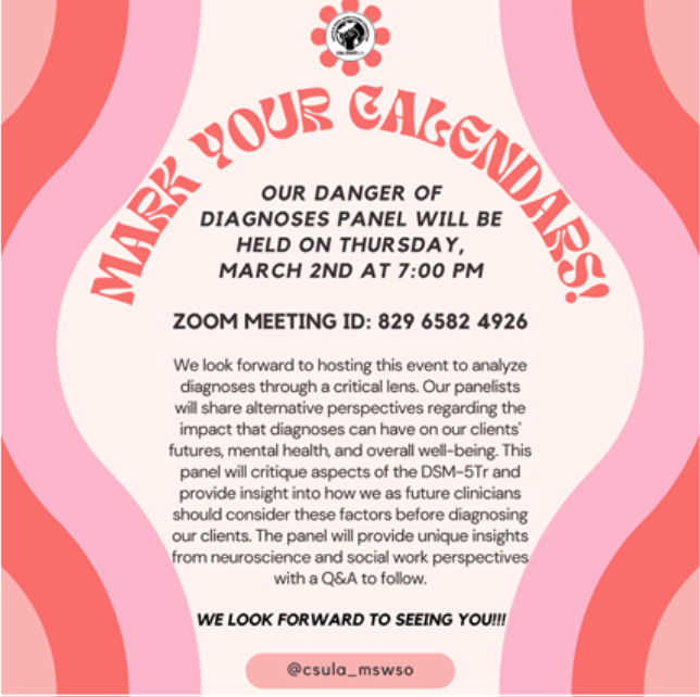 I will be one of the two panelists for:
The danger of Diagnoses Panel 7 PM PST.
The Zoom panel is open to the community.
#DSM5 #therapy #psychotherapy #treatment #ICD11
#anxiety