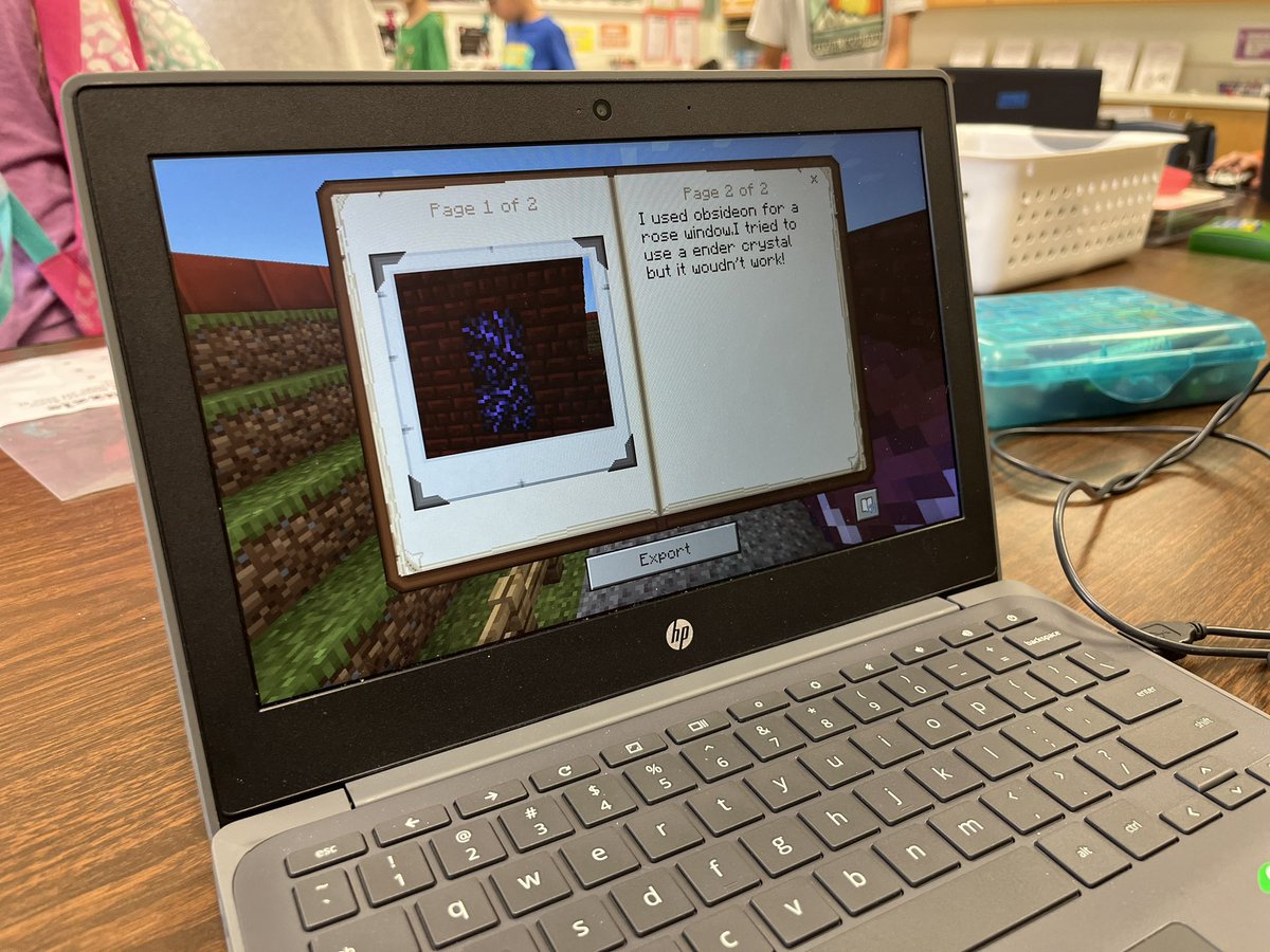 Feeling like I have a better hold on @PlayCraftLearn! Flying solo to support Ms. Dynes’ 3rd grade GT students @NISDWanke. They were so excited to CREATE their structures in the #MinecraftEDU world. I loved their use of Architectural vocabulary. @NISDAcadTech #NISDcoach