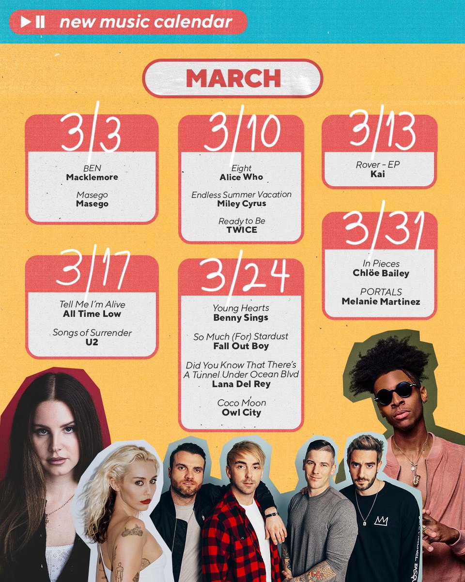 karposmm's tweet image. Start the summer season with #newmusic from your favorite artists ☀️🎶