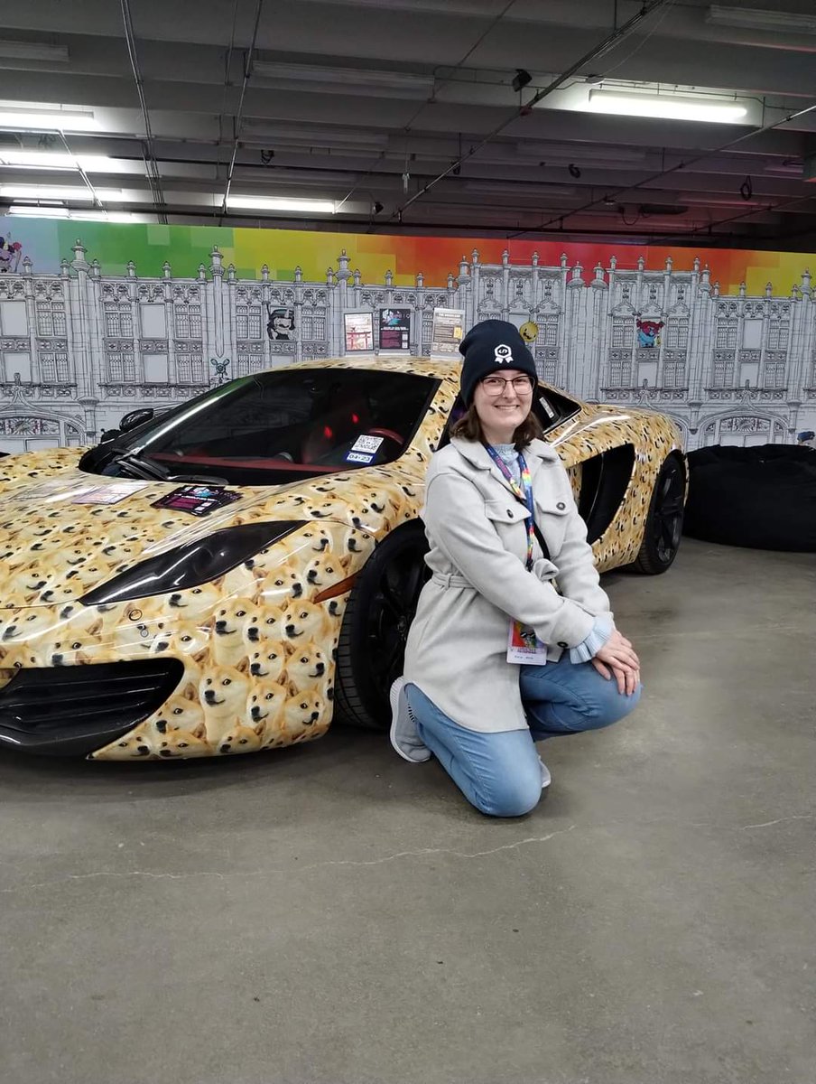 My lady and <a href="/dogeclaren/">✨Dogeclaren✨</a> at #ETHDenver2023