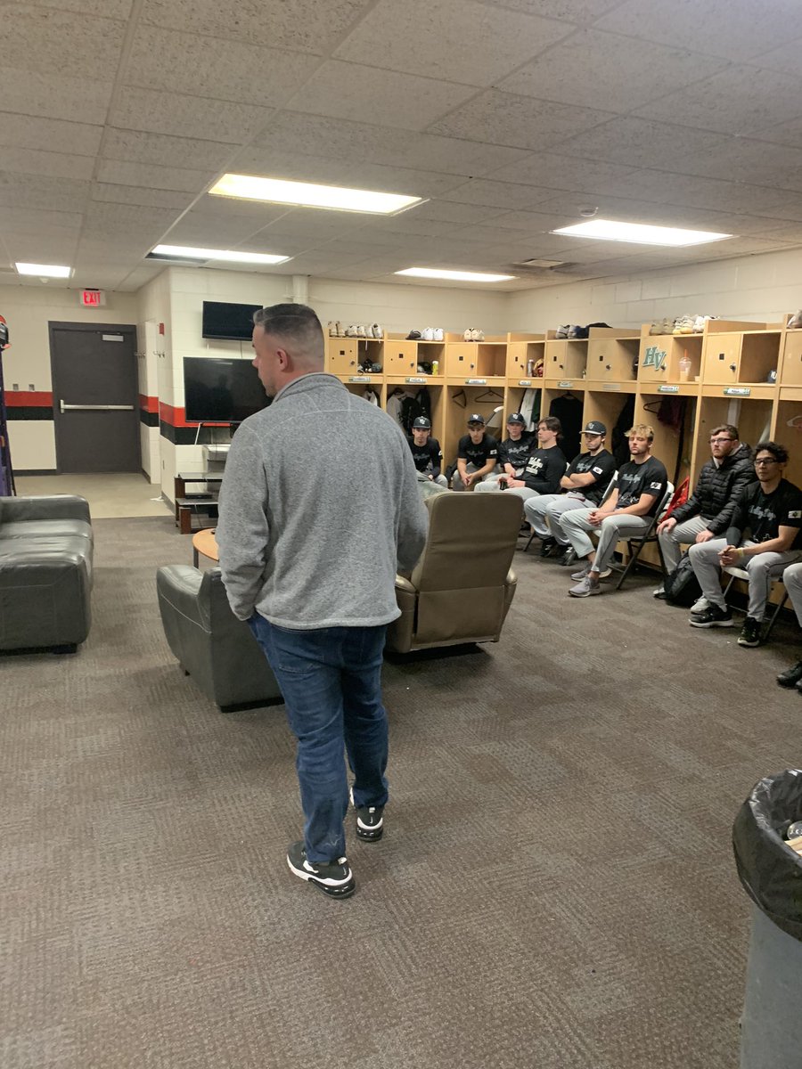 Thank you to <a href="/TROPHYCASE__/">TROPHYCASE</a>  and it’s founder,Hunter Moffatt for coming in and not only telling his story (capital region all american Juco baseball player) but also providing opportunities and internships to our guys.