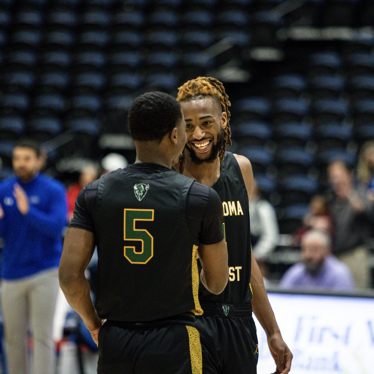 OBU_MBBall's tweet photo. Nigel played his final game as a Bison today. What a career. 

66 games played, 62 starts 
580 points
.604 career shooting pct.
443 rebounds
75 blocks

Thank you for sharing your gift. https://t.co/Z3LPqimzdS