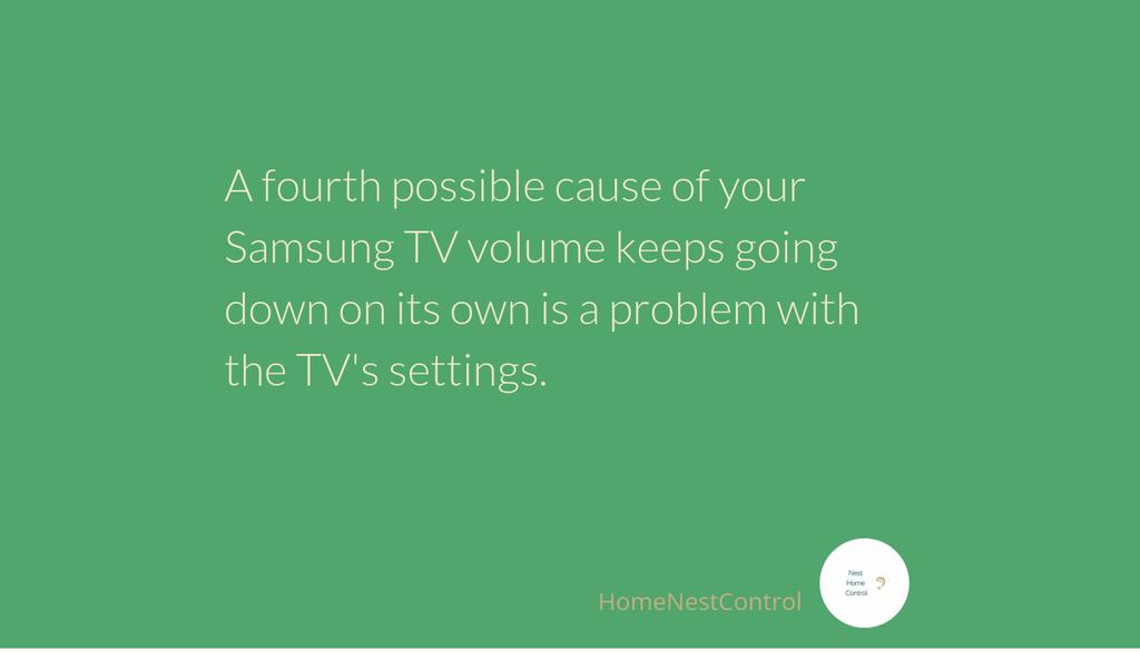 NestHomeControl's tweet image. Can I fix my Samsung TV&apos;s volume decreasing automatically on my own?

Read the full article: Samsung TV Volume Keeps Going Down: How To Fix?
▸ lttr.ai/8ybb

#SamsungTvVolume #EasilyFix #StepByStepInstructions #SmartTV #SamsungSSupportTeam #SmartTvPowered