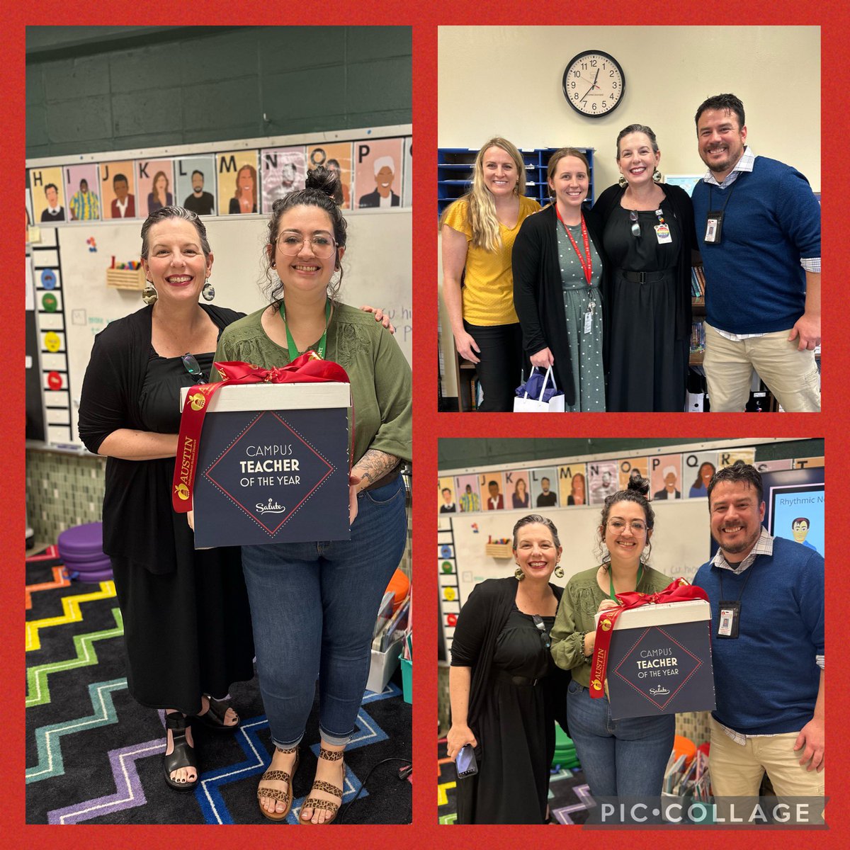 amiemortiz's tweet photo. @ocast46 delivering some more #AISDJoy to @mathews360 ❤️🌟🍎 You all make us so #AISDProud ! @BHosack23 @DarlaCARES @JenniferPace_TX https://t.co/kChhut2Erc