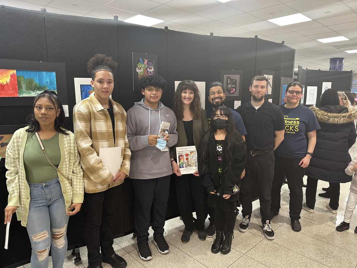 FranklinNPS's tweet photo. Congratulations to our students whose work was chosen to be highlighted in the Young Artists Annual! A special thank you to our amazing Art Teacher Ms. V and all the teachers who came out and supported this amazing work! @NPSvoices @ArtsNboe https://t.co/s3SxkKElOL