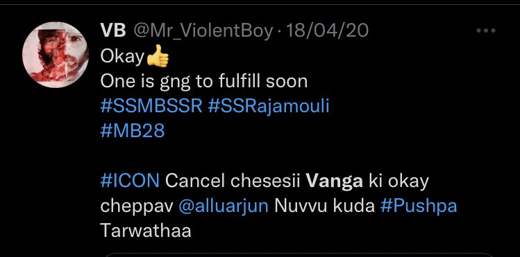 Mr_ViolentBoy's tweet photo. Manam entha chepte Antha @alluarjun ki
Stable Actor with Intense Director
Best Combo ππ»ππ»ππ»
#AA23 #AlluArjun #VangAA https://t.co/iYENJF9THe