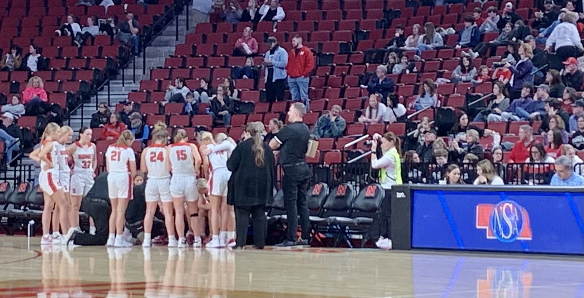 Class B at halftime:

No. 3 Sidney 25,
No. 6 Beatrice 18
#nebpreps