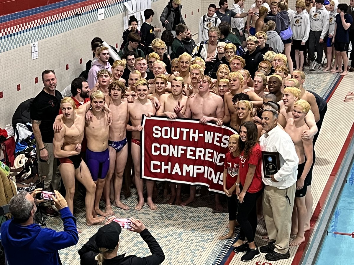 Congratulations Pomperaug Boys Swim and Dive! SWC Champions!!! 👏👏👏