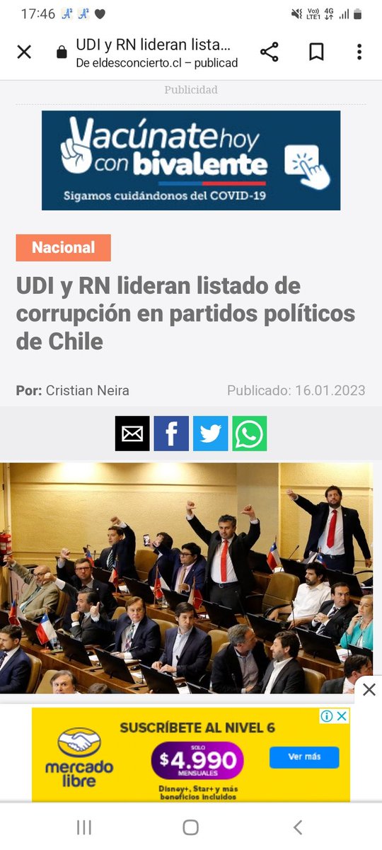 marylen61's tweet photo. @CNNChile @jmmardones Mira tú, el Presidente del @RNchile, partido que LIDERA el 2° lugar en CORRUPCIÓN, pretende decirle al Presidente @GabrielBoric lo que debe hacer
La audacia tuya @chahuan, limpien primero toda la MUGRE que tienen y después hablen
Carerrajismo nivel máximo... https://t.co/pa3asIRYOx
