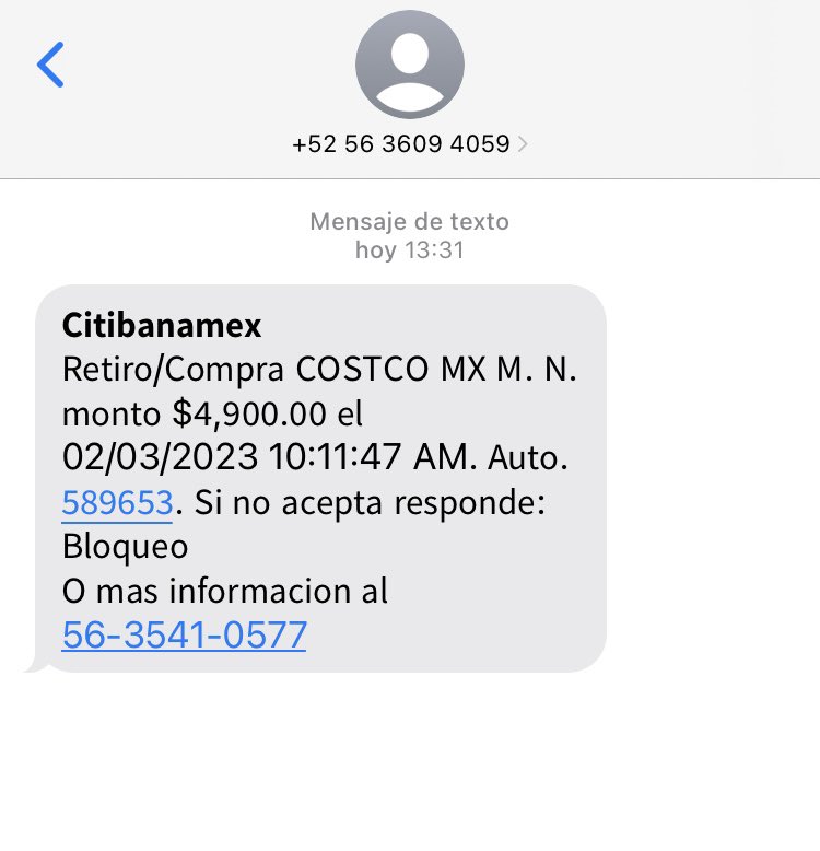 MariaEme12's tweet photo. No lo abrí, seguramente es fraude. Ojo ahí @Citibanamex https://t.co/pKUHbt4Ea1