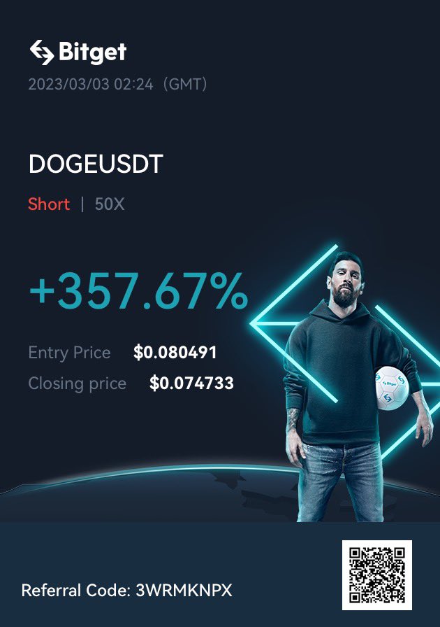 $DOGE SHORT🔥

#trading #crypto #Dogechain #altcoin #memecoin