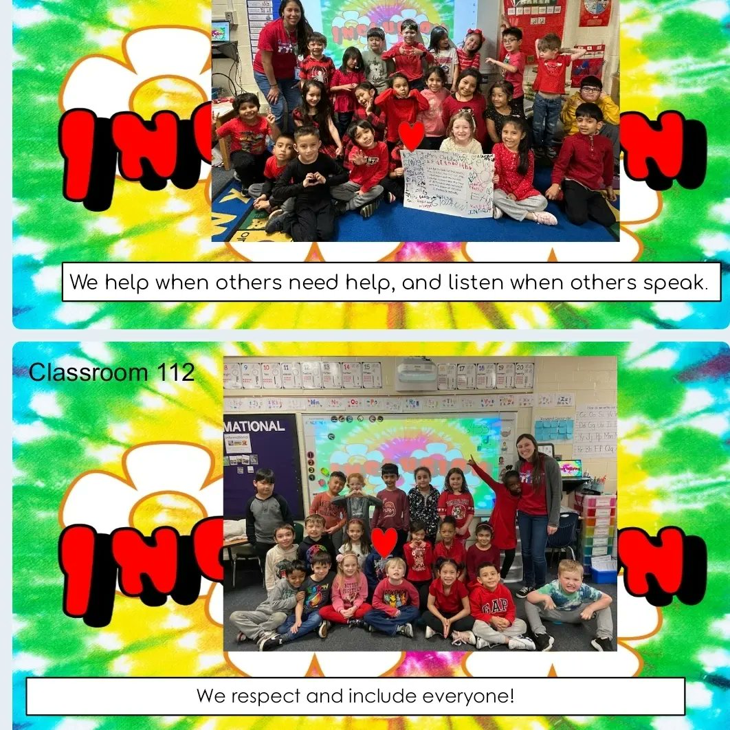 HanoverHuskies's tweet photo. Today, we discussed how we can include others and made classroom respect flowers. Each student thought about how they could include others and put it on one pedal of the flower. #ChooseToInclude #respectweek2023 #respectisgroovy @UCSIllinois @D54Grizzlies @D54schools https://t.co/ddkL9iXLhl