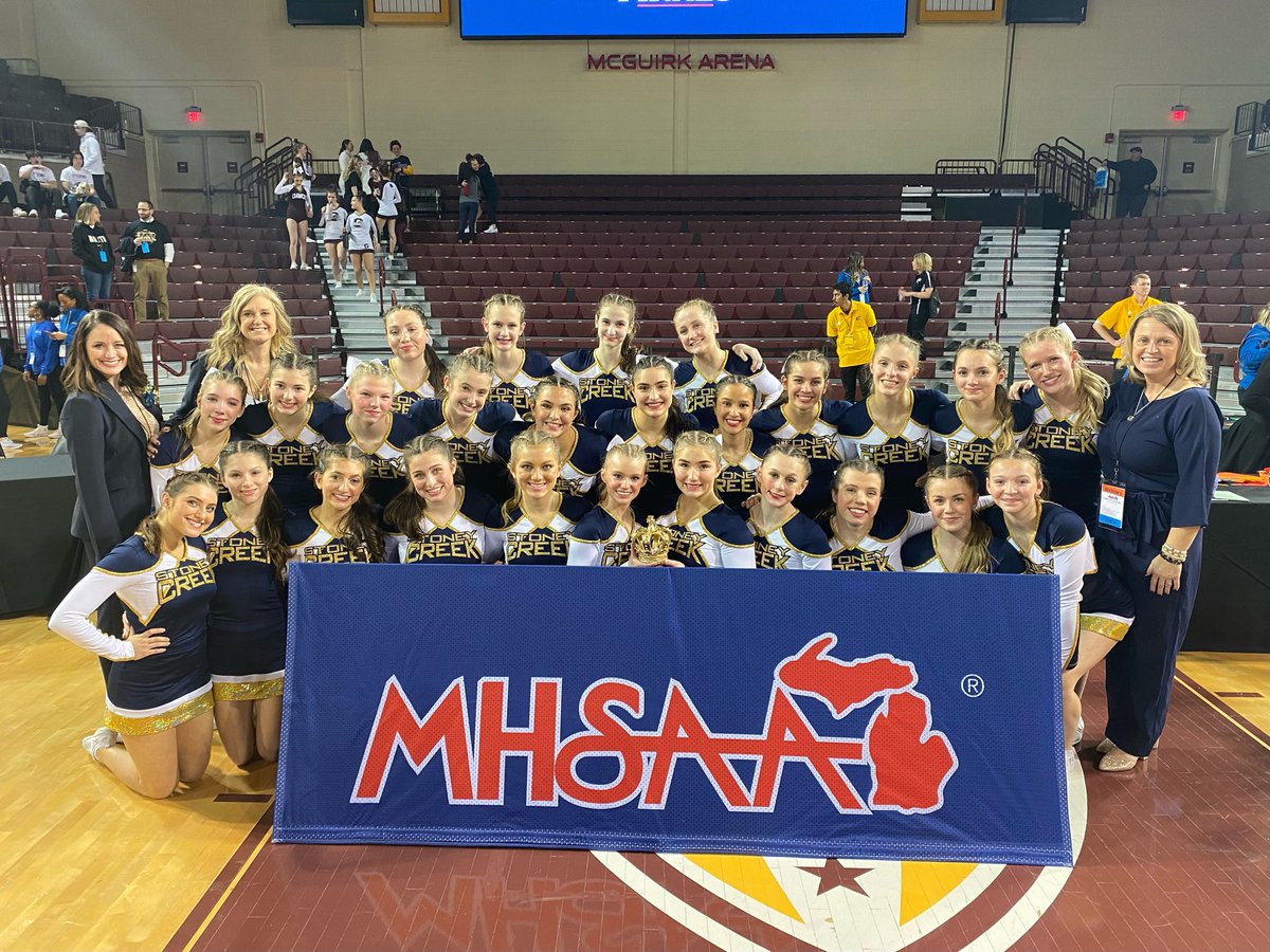 Stoney Creek AD (@stoneycreek_ad) on Twitter photo Congratulations to Stoney Creek Cheer on their 3rd place in the state finish! You gave us so much to be proud of this year!
<a href="/WeAreSCHS/">Stoney Creek High School</a> <a href="/rochcommschools/">Rochester Community Schools</a> Congratulations to Stoney Creek Cheer on their 3rd place in the state finish! You gave us so much to be proud of this year!
<a href="/WeAreSCHS/">Stoney Creek High School</a> <a href="/rochcommschools/">Rochester Community Schools</a>