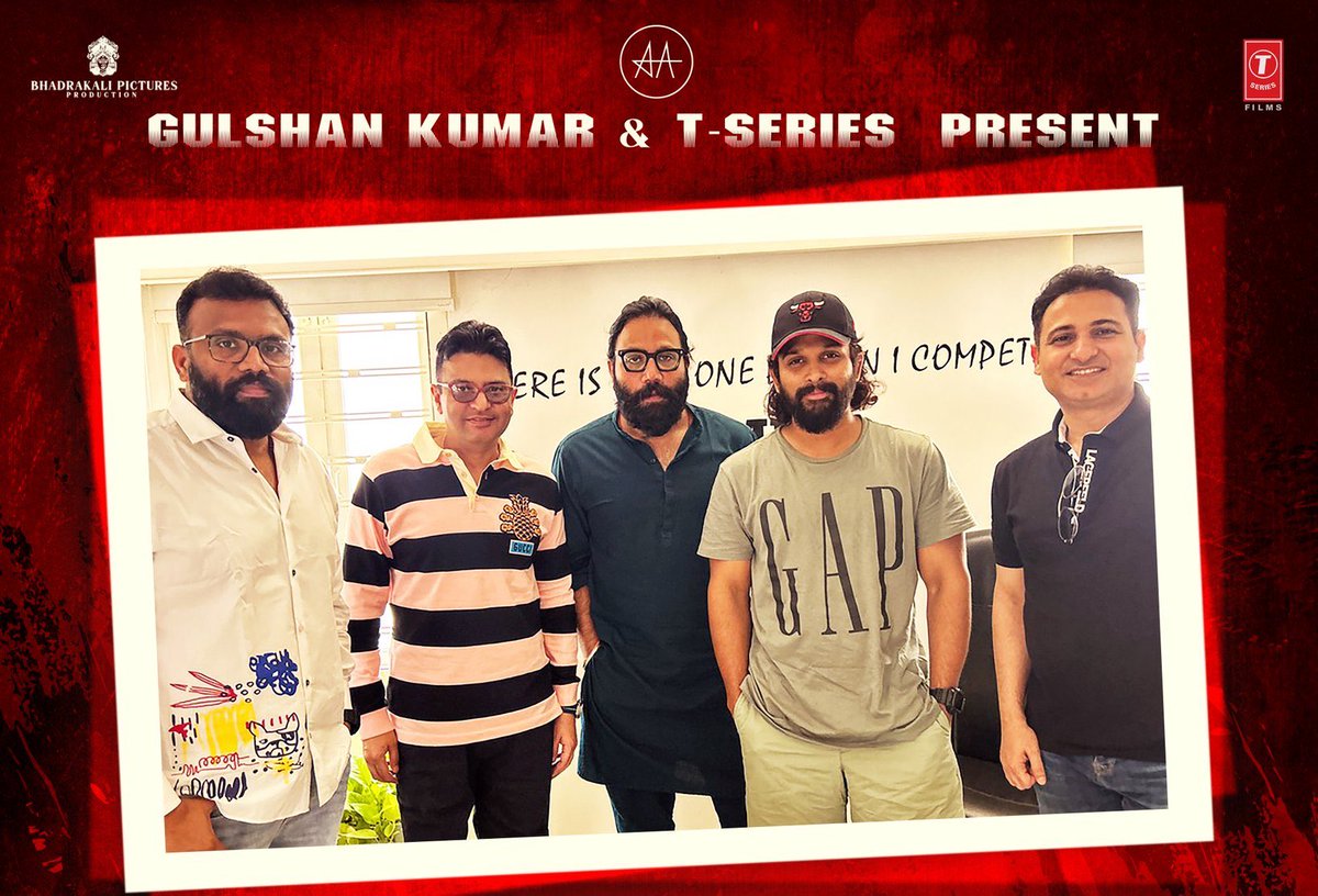 letscinema's tweet photo. ITS HAPPENING! 

#AlluArjun’s new film to be directed by Arjun Reddy fame ‘Sandeep Reddy Vanga’ https://t.co/dWjO56ddwg
