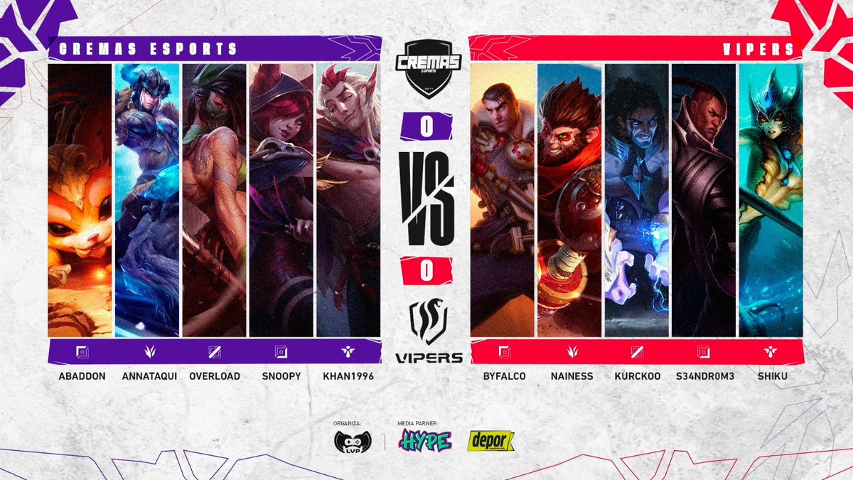 Composiciones 🧐
Si Abaddon a Gnar 🫡
#VamosCremas Vamos 💛❤️

🔽🔽
twitch.tv/lvpperu
twitch.tv/lvpperu