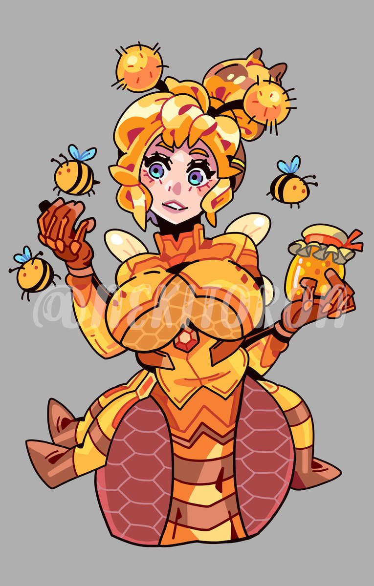 I bring back a bee🐝 Mercy🐝 because I love her too much...if you like, you can see the process of this work on tiktok 💖💖
vm.tiktok.com/ZMYyc5ugX/
#Overwatch2 #OverwatchFanart #beeMercy #fanart