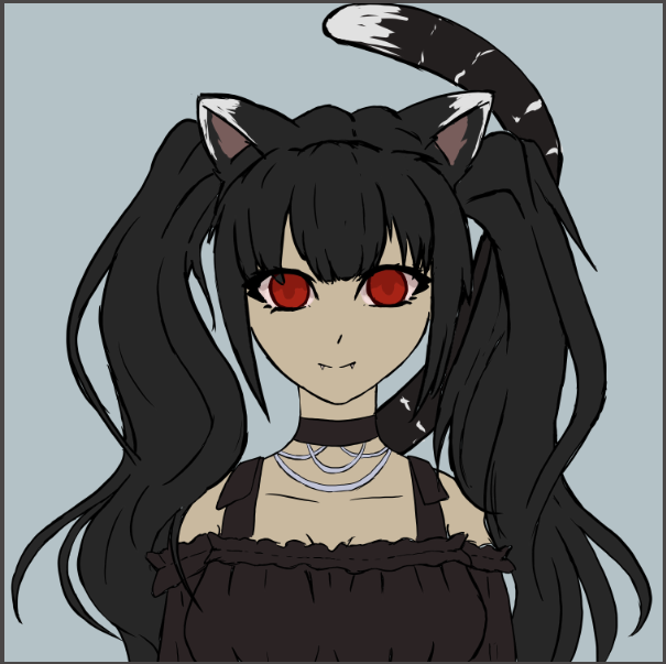 FloraEclipse's tweet photo. Thank you everyone for joining my stream today!! sorry i hadn't streamed in a few weeks but it was very fun! I already posted the completed version of Puss. But heres the progress I did do far for my wifu Chika @50_ccc5 https://t.co/AwtAUaKXWt